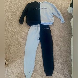 Mayfair The Label- Say Less Mean More sweat set